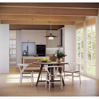 Trimble Collection One-Light Brushed Nickel Pendant - Dry Location Listed