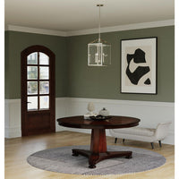 Hilllcrest Collection Four-Light Brushed Nickel Transitional Hall & Foyer Light - Dry Location Listed - Model P500440-009