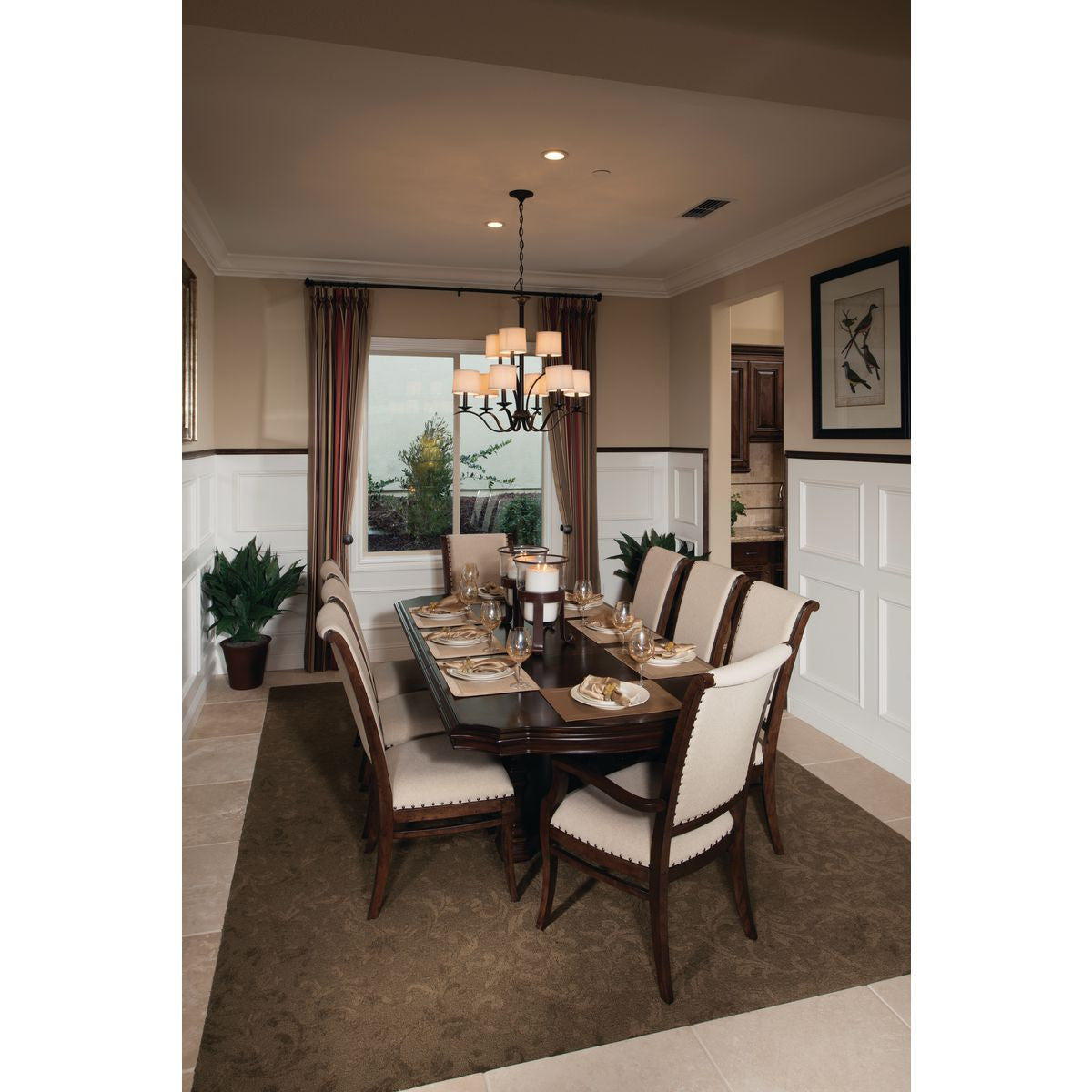 Progress Lighting Accessory Shade in Beige Linen Application Shot Model P8926-01