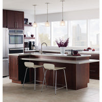 Invite Collection One-Light Brushed Nickel White Mylar Shade New Traditional Mini-Pendant Light - Dry Location Listed