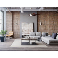 Dallam Collection 60 in. Six-Blade Brushed Nickel Transitional Ceiling Fan with Integrated CCT-LED Light - Dry Location Only