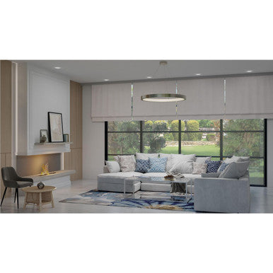 Inverse LED Collection Modern Brushed Nickel Pendant - Damp Location Listed - Model P500370-009-30