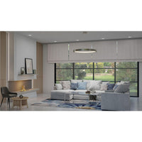 Inverse LED Collection Modern Brushed Nickel Pendant - Damp Location Listed - Model P500370-009-30