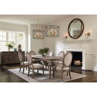 Landree Collection Five-Light Matte Black Luxe Chandelier Light - Dry Location Listed