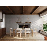 Laurel Collection Six-Light Gold Ombre Transitional Chandelier - Dry Location Listed