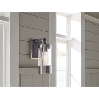 Progress Lighting Lookout Collection Brushed Nickel Wall Bracket - Damp Location Listed