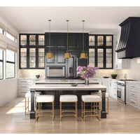 Parkhurst Collection One-Light New Traditional Brushed Bronze Metal Pendant Light - Dry Location Listed