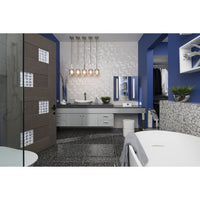 Mingle Collection One-Light Brushed Nickel Etched Parchment Glass Global Mini-Pendant Light - Dry Location Listed
