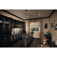 Clear Glass One-Light Polished Nickel Coastal Mini-Pendant Light - Dry Location Listed