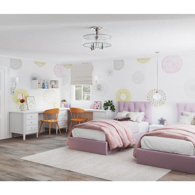Marche Collection Three-Light Semi-Flush Convertible - Damp Location Listed