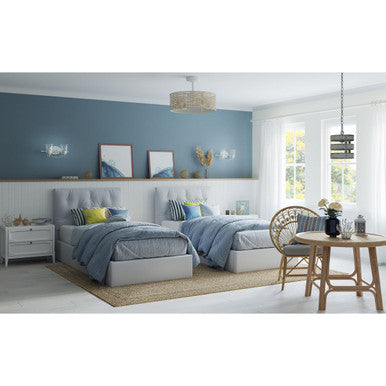 Gulliver Collection One-Light Galvanized Finish Coastal Pendant Light - Dry Location Listed