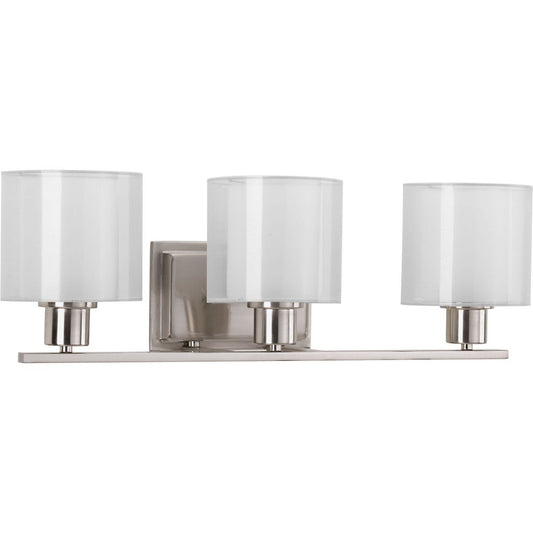 Progress Lighting Bath & Vanity Light - Invite Collection Three-Light Bath & Vanity - Model P2079-09