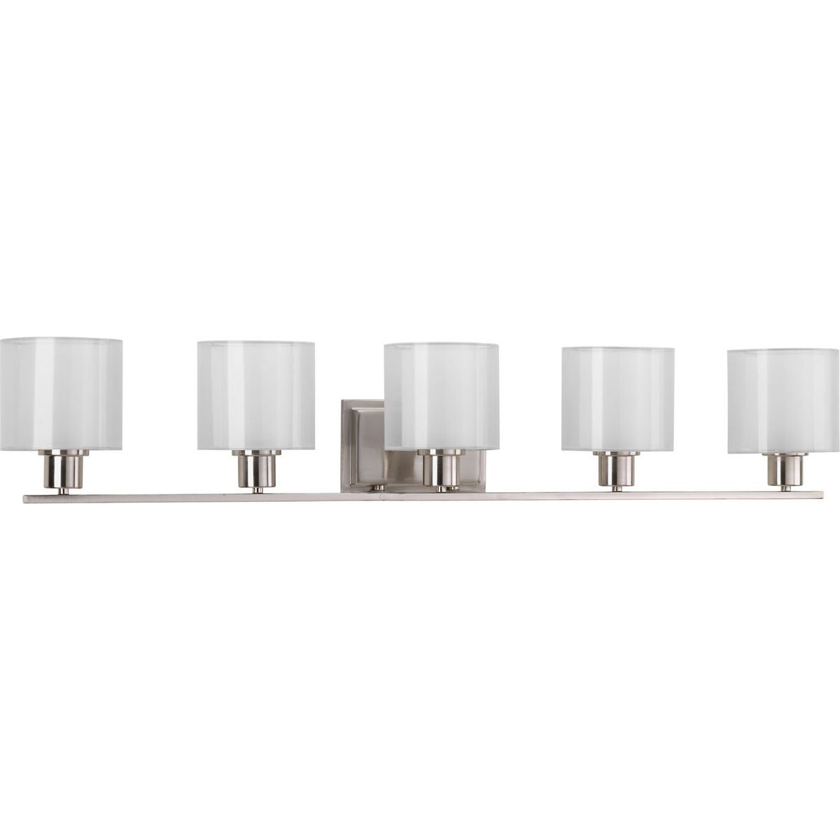 Progress Lighting Bath & Vanity Light - Invite Collection Five-Light Bath & Vanity - Model P2081-09