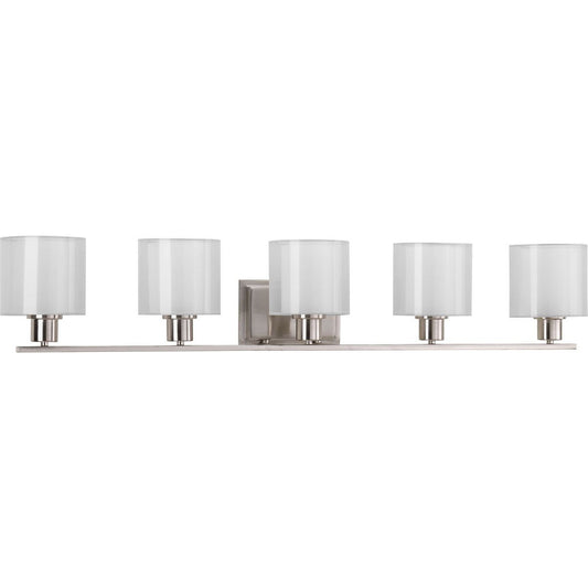Progress Lighting Bath & Vanity Light - Invite Collection Five-Light Bath & Vanity - Model P2081-09