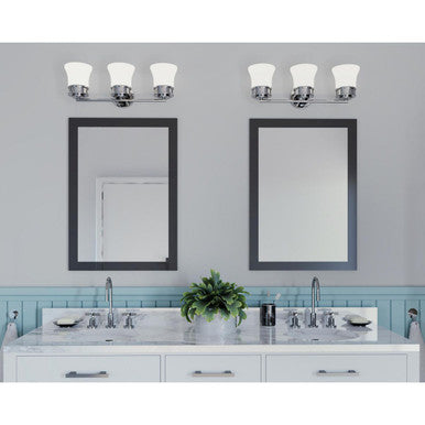 Cascadia Collection Three-Light Bath & Vanity - Damp Location Listed - Model P2148-20