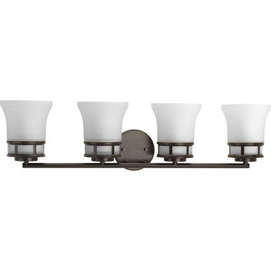 Cascadia Collection Four-Light Bath & Vanity - Damp Location Listed - Model P2149-20