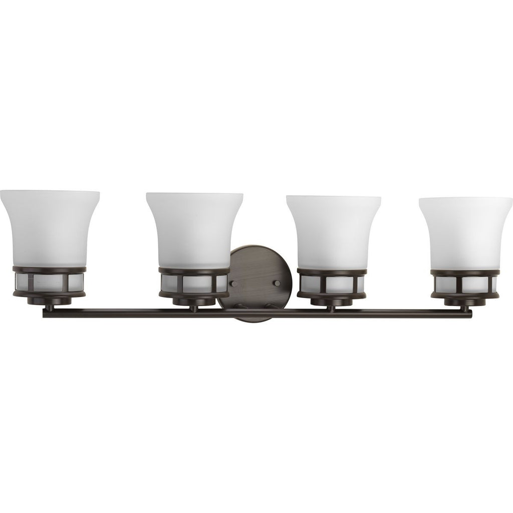 Cascadia Collection Four-Light Bath & Vanity - Damp Location Listed - Model P2149-20