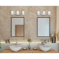Metric Collection Three-Light Bath & Vanity - Damp Location Listed - Model P2195-15