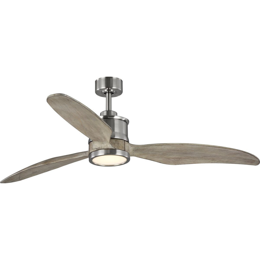 Farris Collection Three-Blade Carved Wood 60