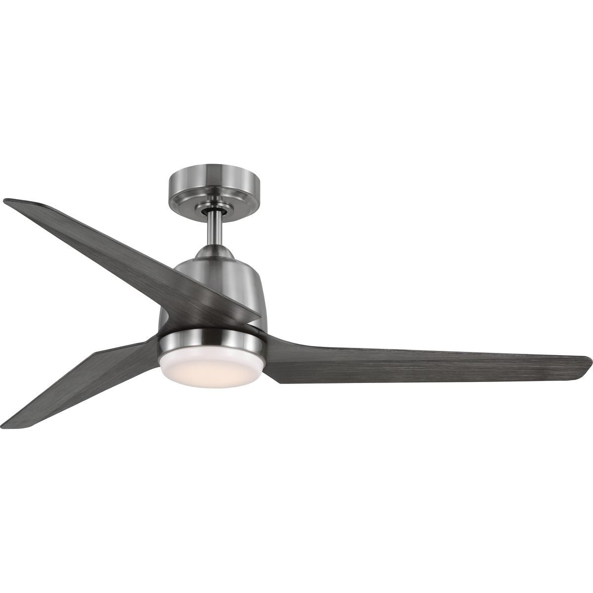 Progress Lighting Ceiling Fan Light - Upshur Collection 52 in. Brushed Nickel Transitional Ceiling Fan with LED Light Kit - Model P250094-009-30