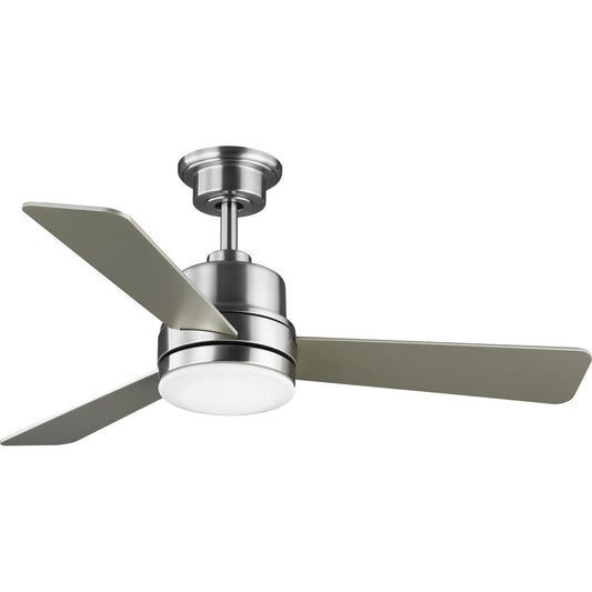 Progress Lighting Ceiling Fans Light - Trevina II Collection 44" Three-Blade Brushed Nickel Ceiling Fan - Model P2555-0930K