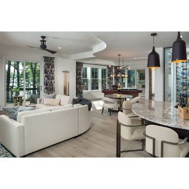 Era Collection One-Light Matte Black and Gold Global Pendant Light - Dry Location Listed - Model P500098-031
