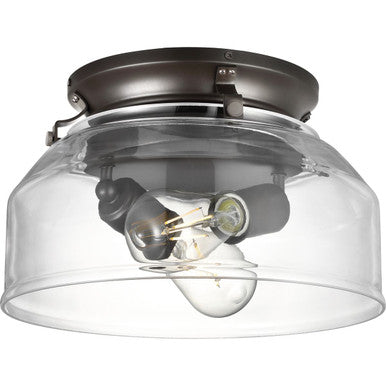 Springer Collection Architectural Bronze Clear Glass Light Kit - Dry Location Listed