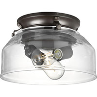 Springer Collection Architectural Bronze Clear Glass Light Kit - Dry Location Listed