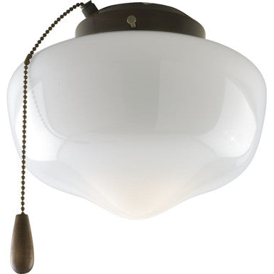 AirPro Collection One-Light Ceiling Fan Light - Wet Location Listed
