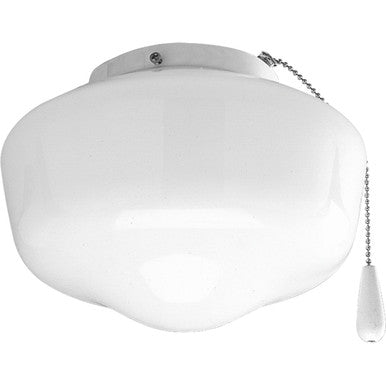 AirPro Collection One-Light Ceiling Fan Light - Wet Location Listed