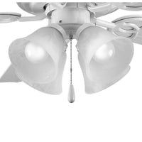 AirPro Collection Four-Light Ceiling Fan Light - Dry Location Listed