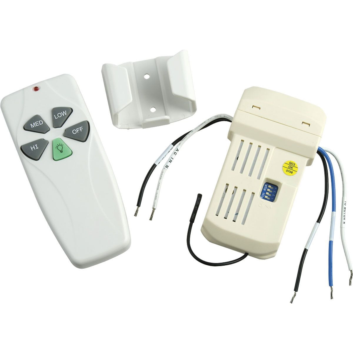 Progress Lighting Ceiling Fans Light - AirPro Collection Ceiling Fan/Light Remote Control - Model P2618-01