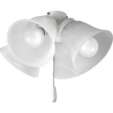 AirPro Collection Four-Light Ceiling Fan Light - Dry Location Listed
