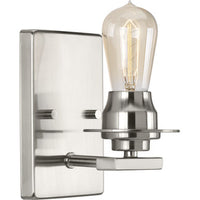 Debut Collection One-Light Brushed Nickel Farmhouse Bath Vanity Light