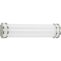 One-Light Brushed Nickel LED Bath Vanity - Damp Location Listed - P300243-009-30
