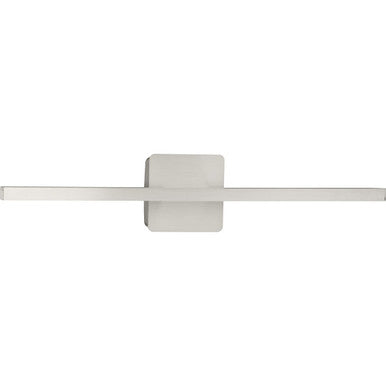 Phase 5 Collection 24 in. Brushed Nickel Slim Modern 3CCT Integrated LED Linear Vanity Light - Damp Location Listed