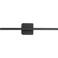 Phase 5 Collection 24 in. Black Slim Modern 3CCT Integrated LED Linear Vanity Light - Damp Location Listed