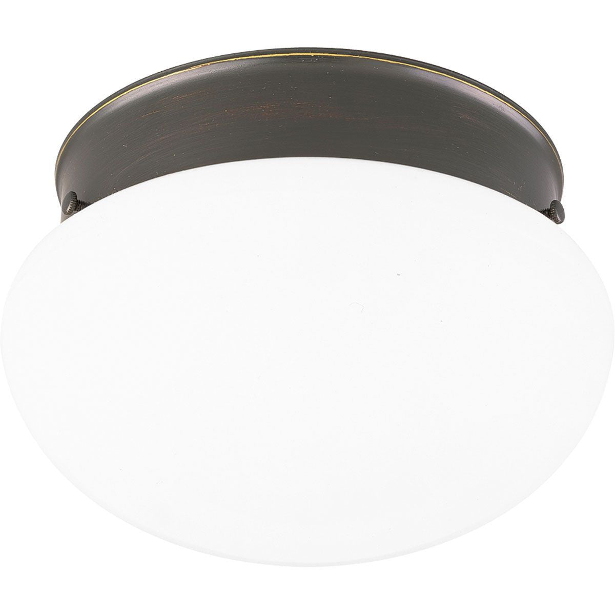 Progress Lighting Outdoor Light - Tremont Collection One-Light Matte Black and Clear Seeded Glass Farmhouse Style Ceiling Light - Model P550094-031