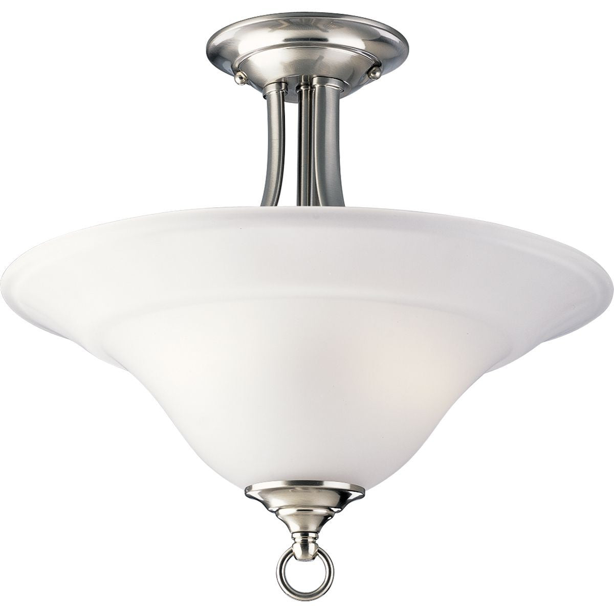 Progress Lighting Close-to-Ceiling Light - Trinity Collection Two-Light 16" Semi-Flush - Model P3473-09