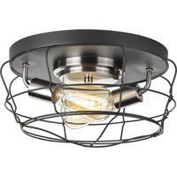 Gauge Collection Two-Light Flush Mount - Damp Location Listed