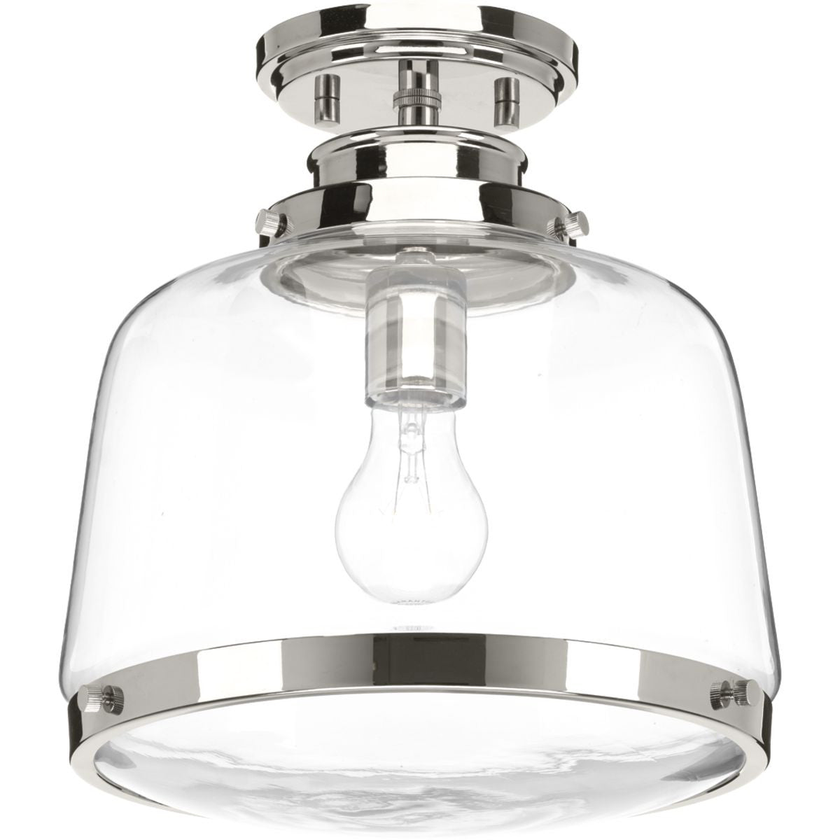 Progress Lighting Close-to-Ceiling Light - Judson Collection 11" Flush Mount - Model P350074-104