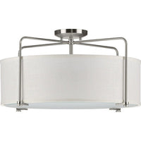 Kempsey Collection Three-Light Semi-Flush Convertible - Dry Location Listed