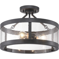 Gresham Collection Three-Light Semi-Flush Convertible - Dry Location Listed
