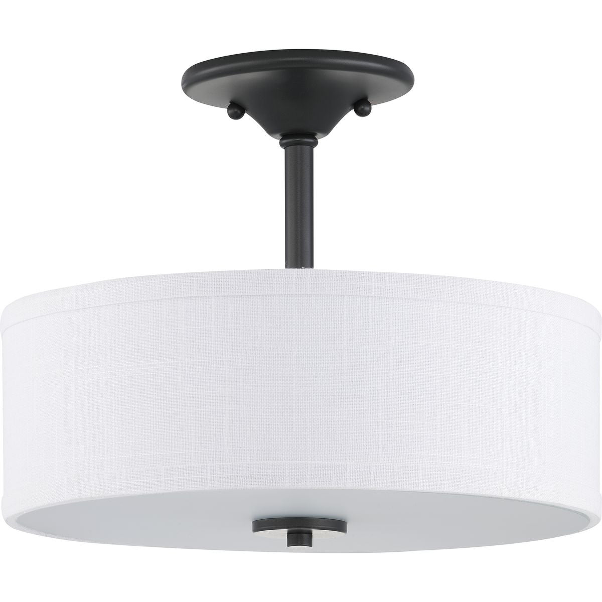 Progress Lighting Close-to-Ceiling Light - Inspire Collection 13" Two-Light Semi-Flush - Model P350129-143