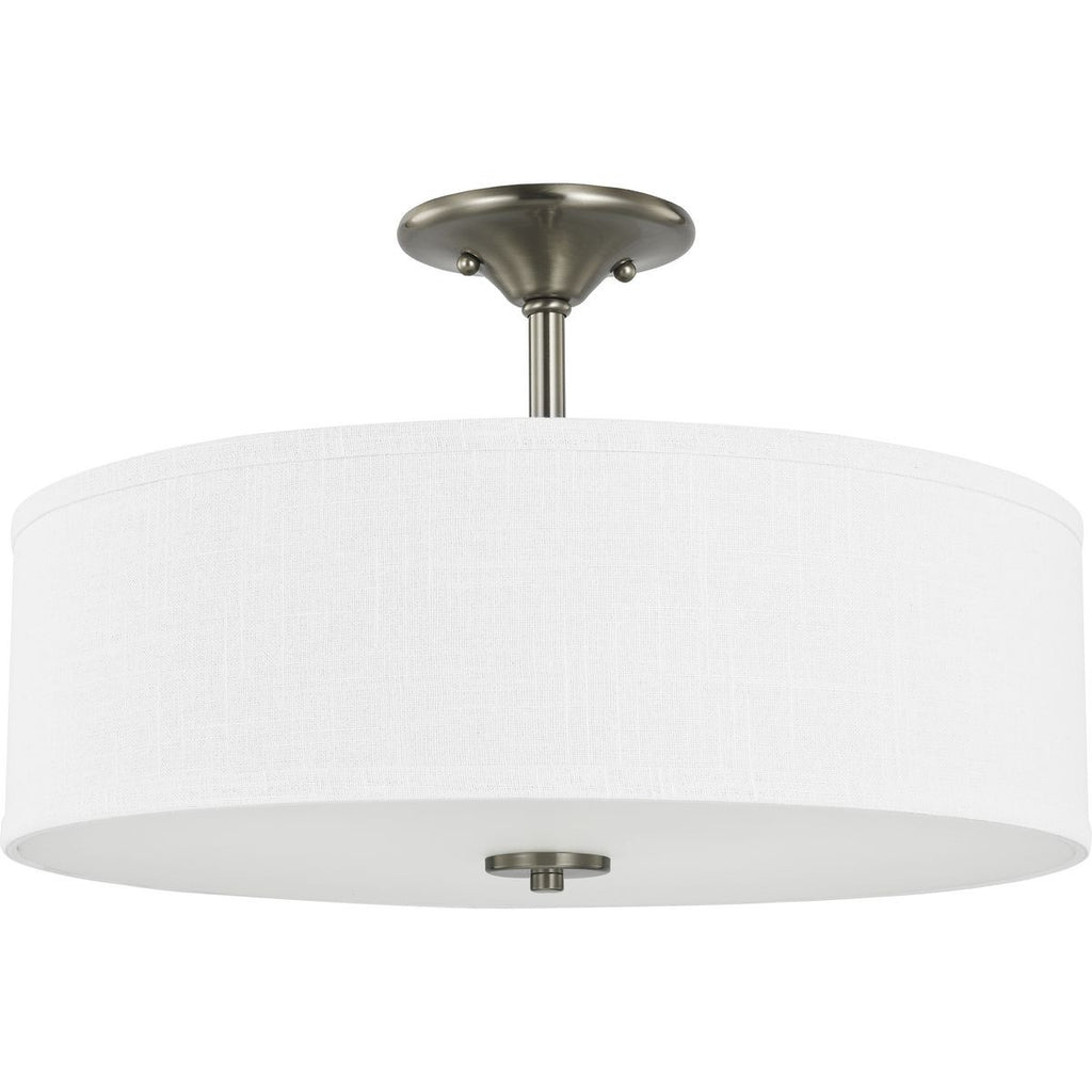 Inspire Collection Brushed Nickel Three-Light 18