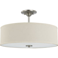 Inspire Collection Brushed Nickel Three-Light 18