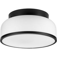 Parkhurst Collection Two-Light Matte Black New Traditional 11-1/4