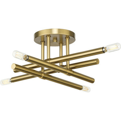 Arya Collection Four-Light Brushed Gold Luxe 20