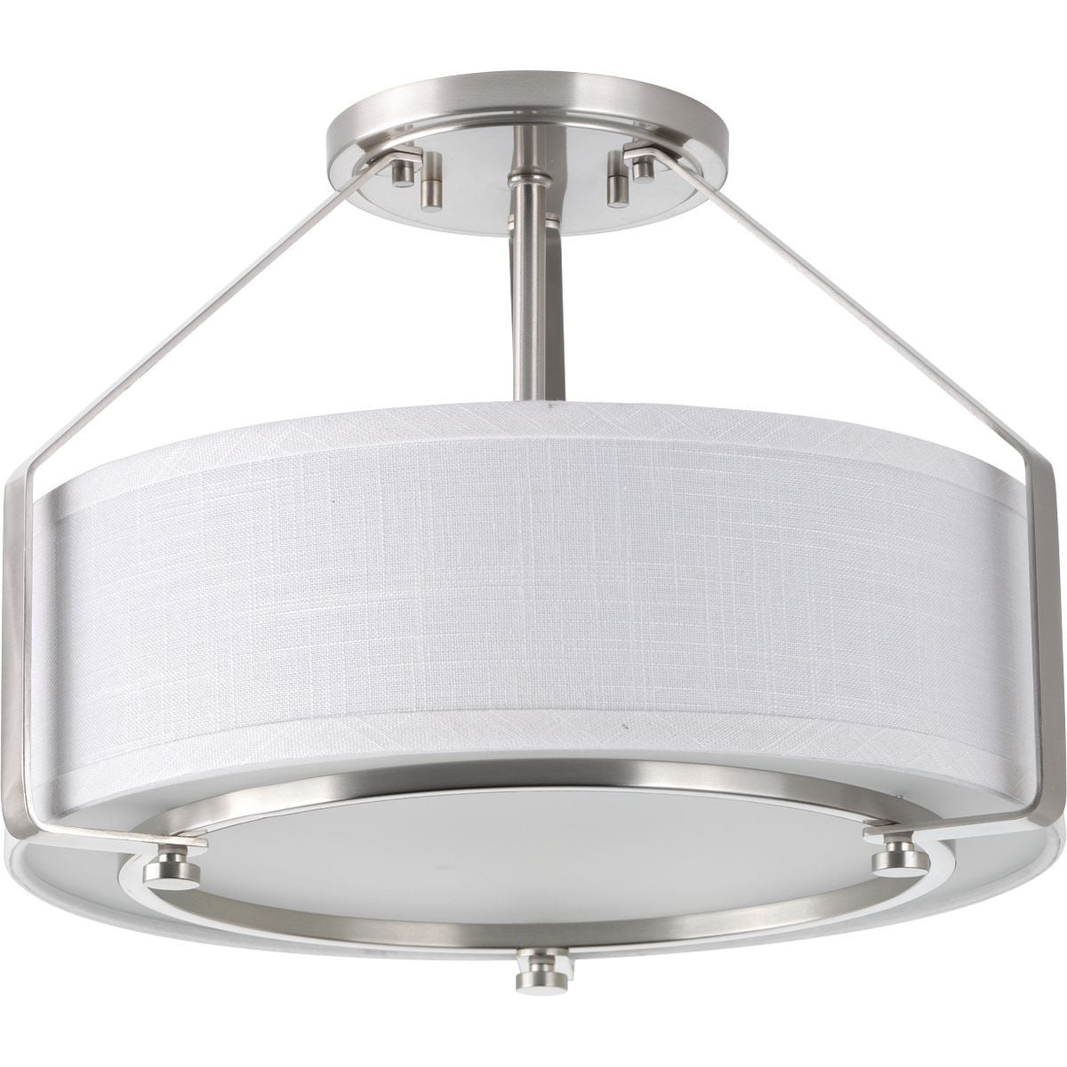 Progress Lighting Pendants Light - Ratio Collection Three-Light 16" Semi-Flush Mount - Model P3604-09