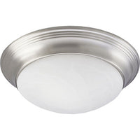 One-Light Alabaster Glass 11-1/2